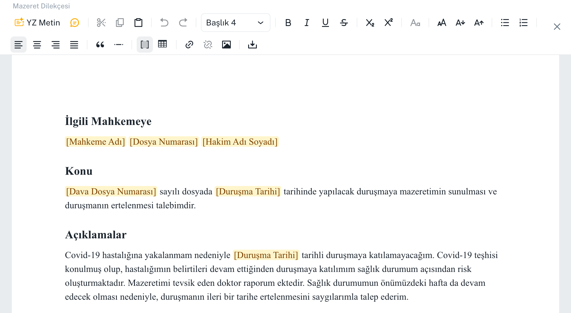 Doküman editörü